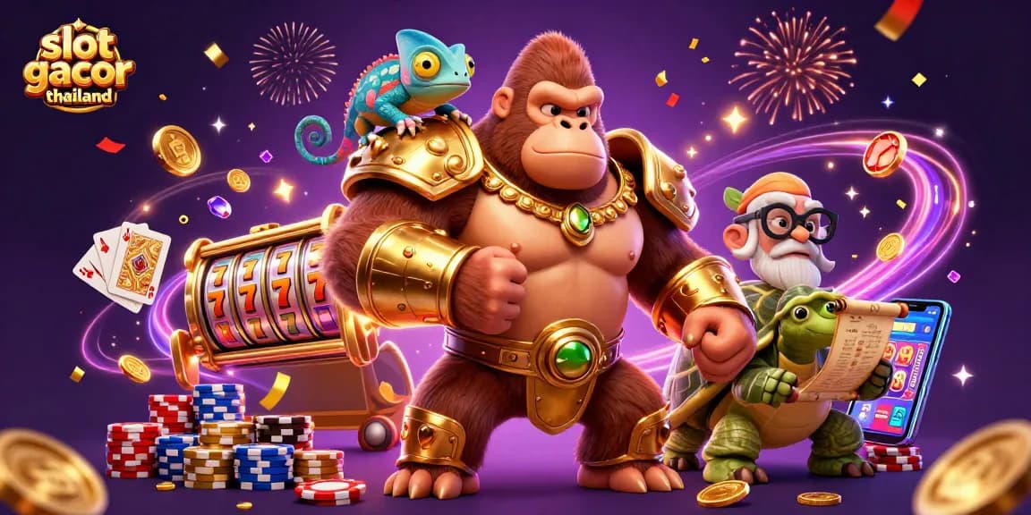 Spin the reels of slot gacor thailand and experience the thrills with golden coins and vibrant characters.