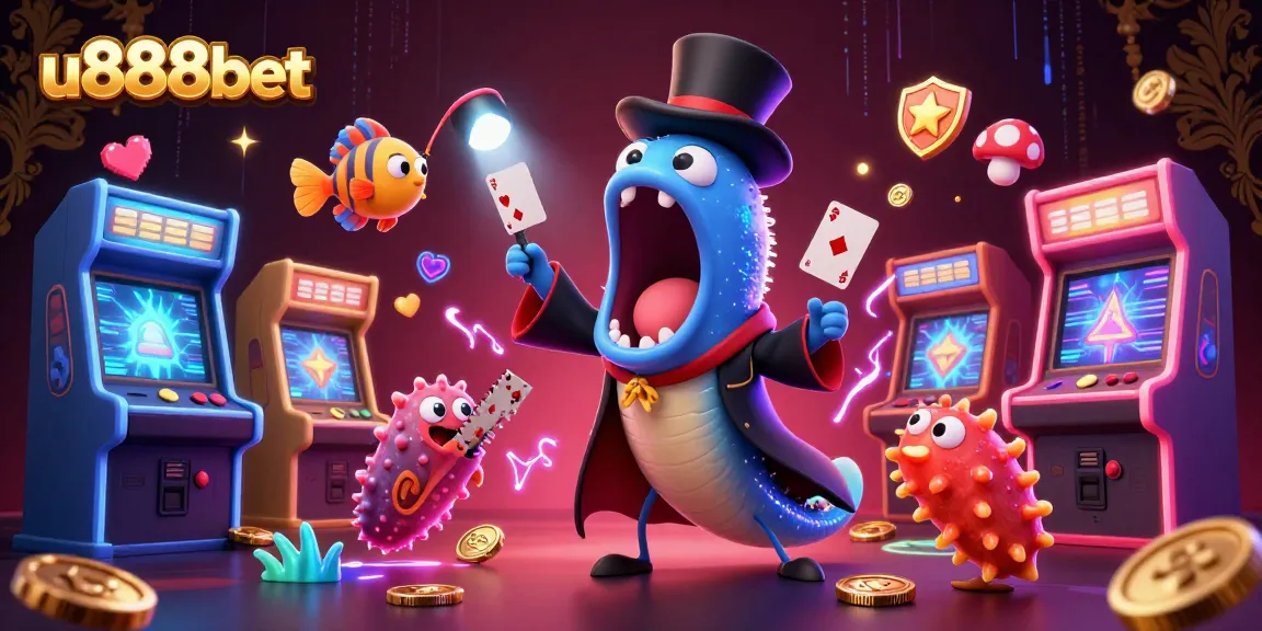 Experience exciting card tricks at u888bet with a magical deep-sea theme, showcasing stunning 3D elements.