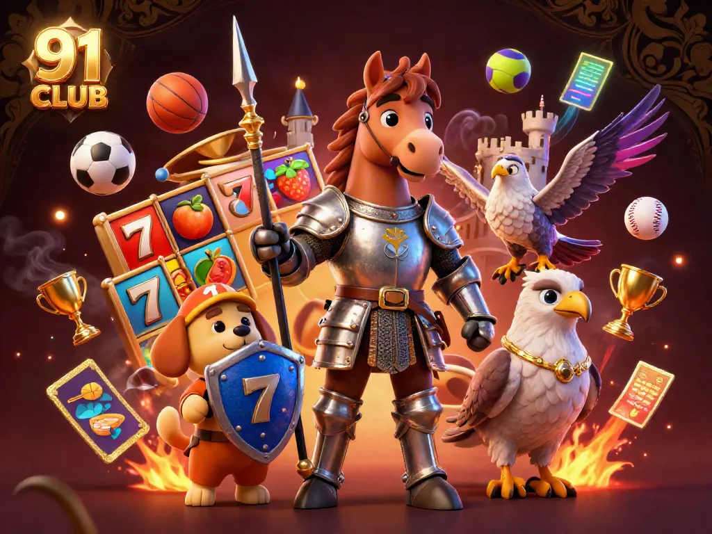 Engage with thrilling games at 91 CLUB, where vibrant slots and sports elements blend seamlessly.