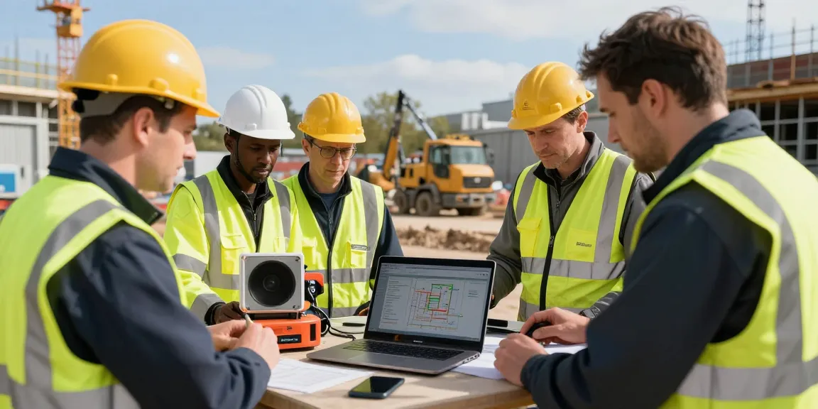 GPR Surveys London team using advanced radar technology on-site