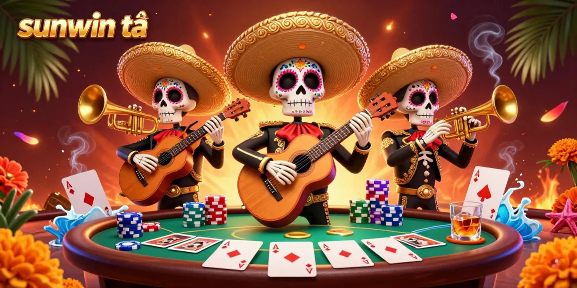 Engage in thrilling gameplay with sunwin tải featuring vibrant casino elements and lively characters.