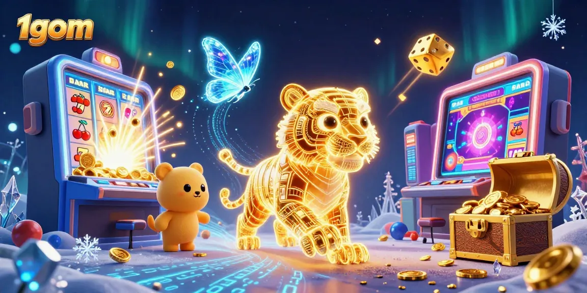 Experience the thrilling world of 1gom with a vibrant digital casino scene rich in exciting game elements.