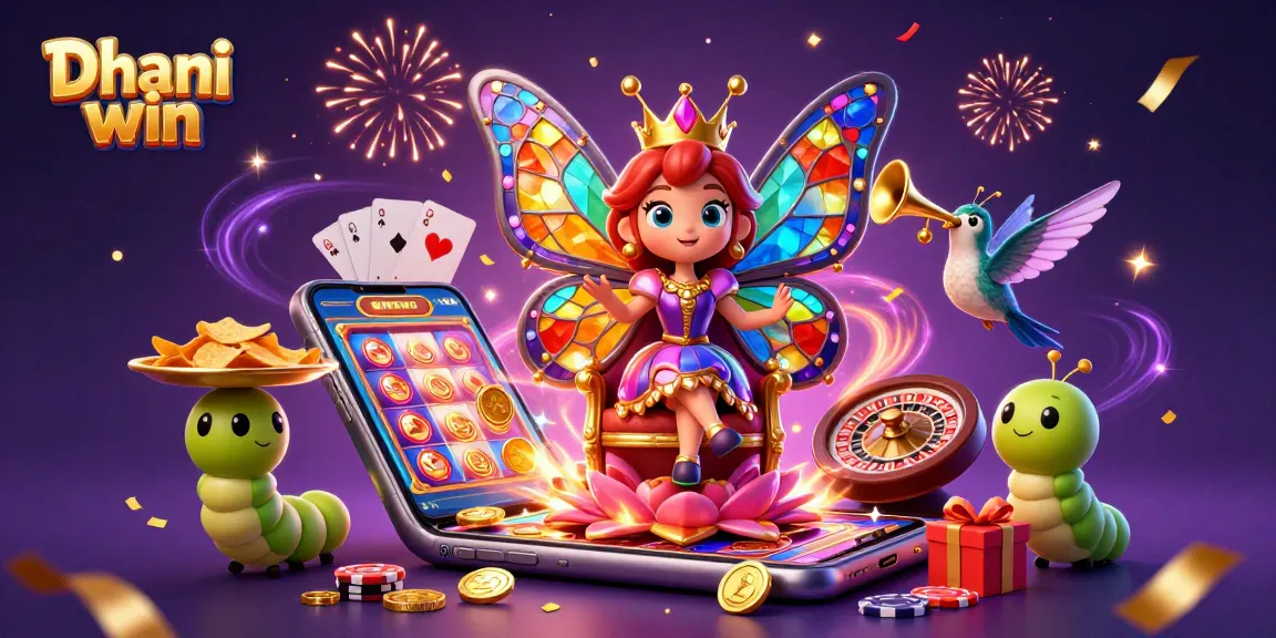 Dive into thrilling gameplay at Dhani win, featuring stunning animated characters amidst vibrant casino elements.