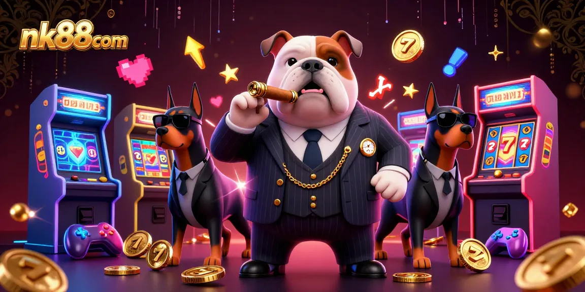 Experience thrilling slots and jackpots at nk88com with vibrant 3D casino elements and dynamic characters.