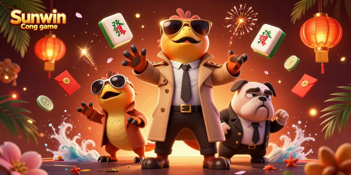 Experience the excitement of Sunwin Cong game as raptors blend fun with casino charm in this lavish illustration.