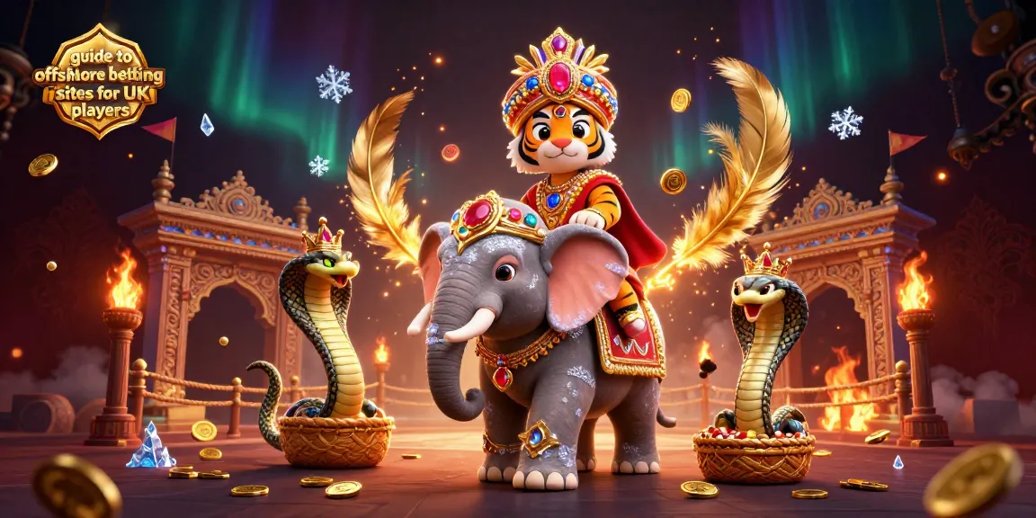Engaging 3D scene depicting the guide to offshore betting sites for UK players with vibrant characters and gaming elements.