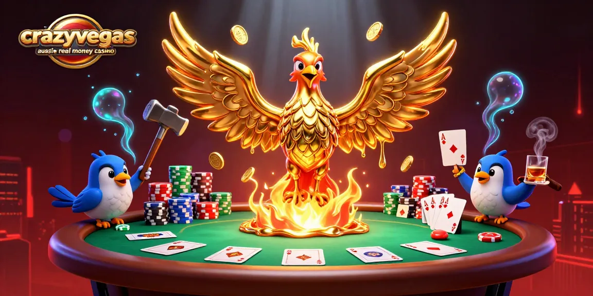 Experience thrilling action at the crazyvegas aussie real money casino with a vibrant poker scene and gold phoenix.